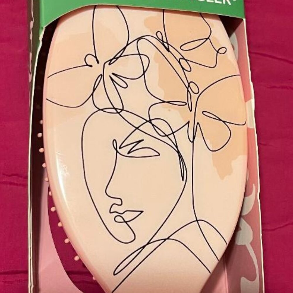 NEW WET BRUSH ORIGINAL DETANGLER ~ LIMITED EDITION ~ MODERN BOTANICAL BUTTERFLY - Picture 6 of 10